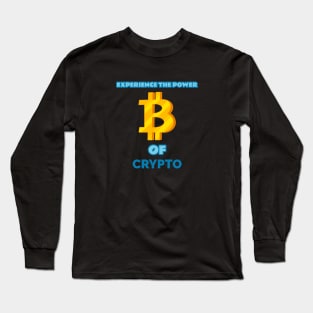 Experience the Power of Crypto Long Sleeve T-Shirt